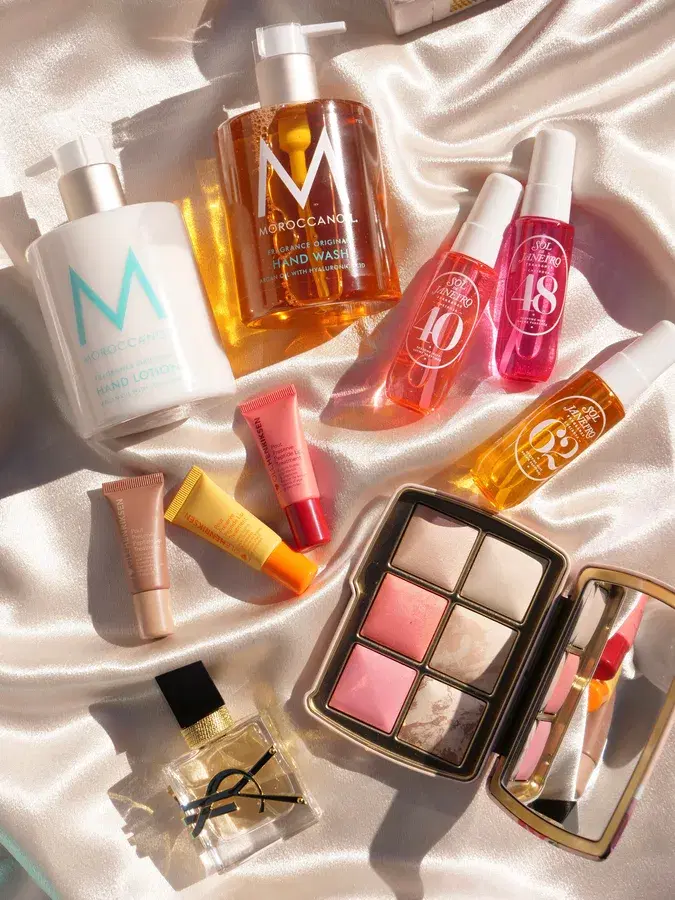Ulta Beauty makeup products on a counter.